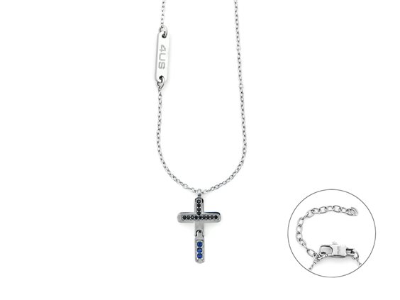 Collar 4US: Cesare Paciotti San Valentino 25 in Acero 4UCL7516 - 4UCL7516